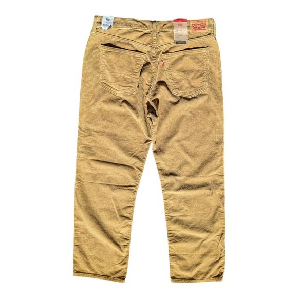 Levis Low Pro Corduroy Mid Rise Relaxed Straight Leg Pants Mens 32x30 Casual NEW - Picture 3 of 9